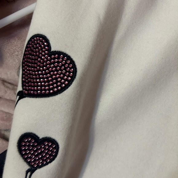 Forever 21 Hello Kitty Rhinestone White Graphic Sweatpant Jogger Pant MEDIUM - Picture 7 of 9